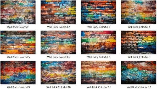 Kategorie Wall Bricks Colorful